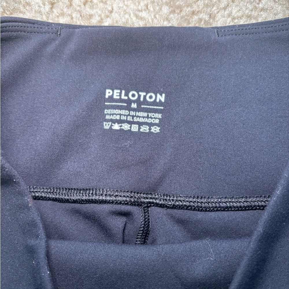 Peloton Black Performance Mid-Rise Leggings - Picture 3 of 4